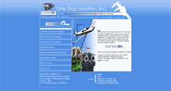 Desktop Screenshot of onestopaviation.com